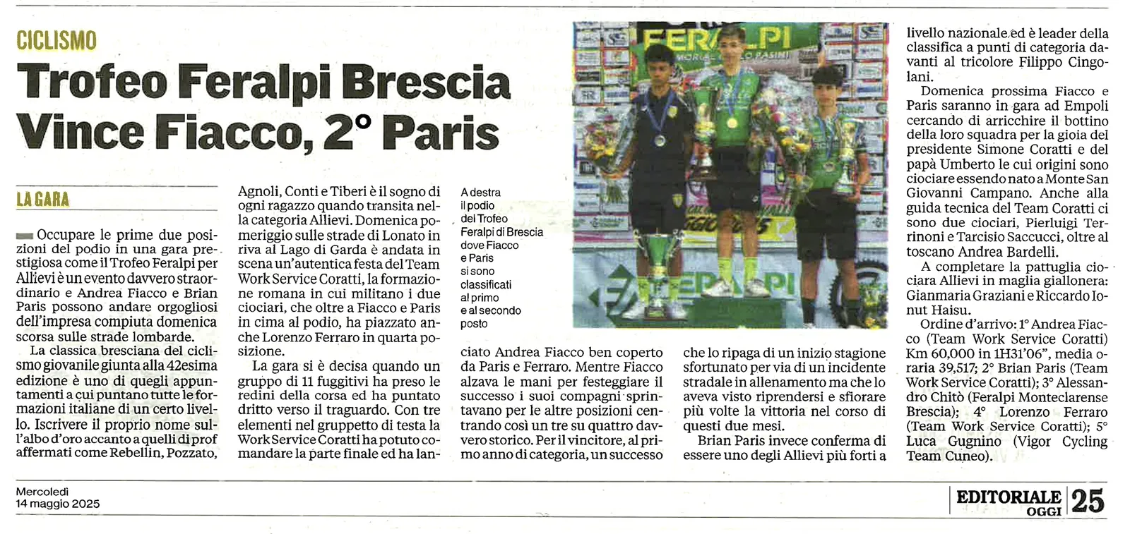 17_2025 14 MAGGIO CIOCIARIA OGGI