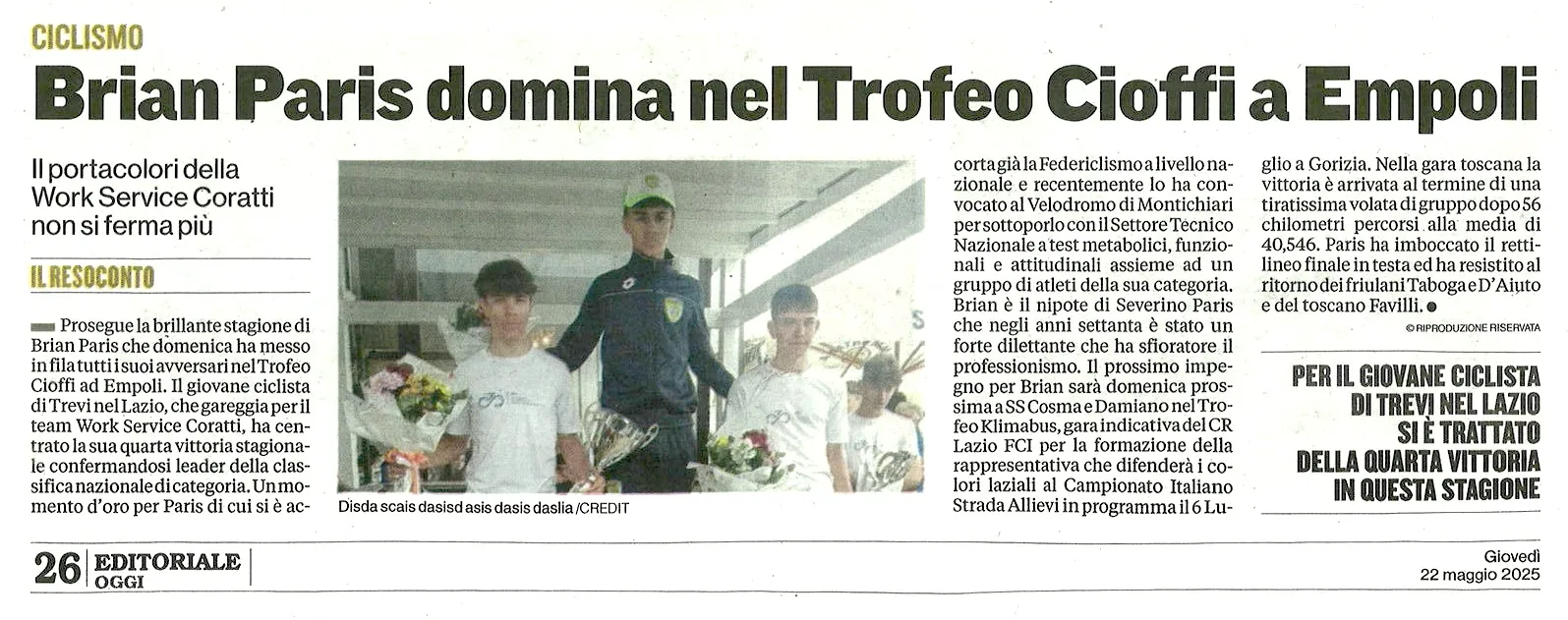 19_2025 22 MAGGIO CIOCIARIA OGGI