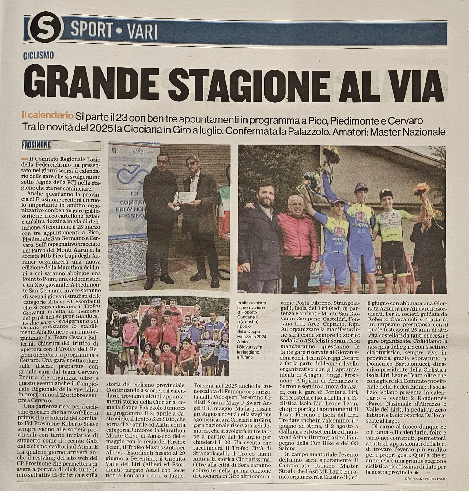 6_2025 6 MARZO CIOCIARIA OGGI