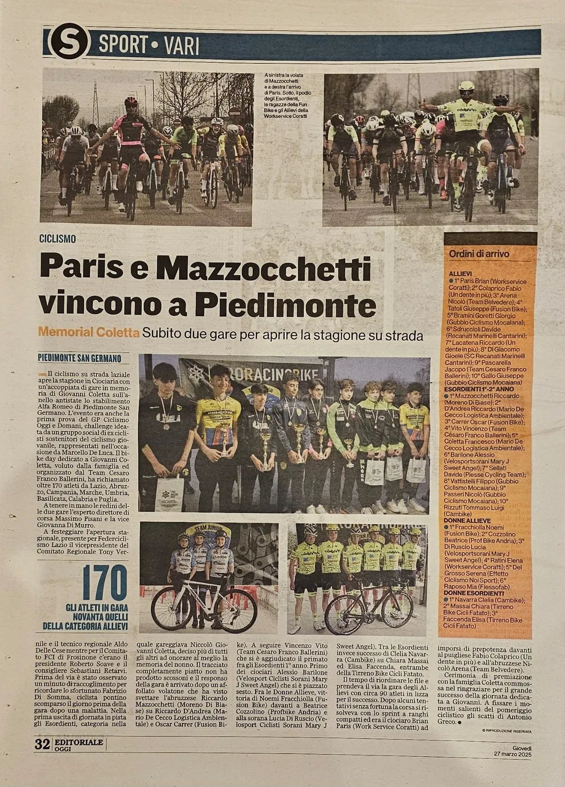 8_2025 27 MARZO CIOCIARIA OGGI
