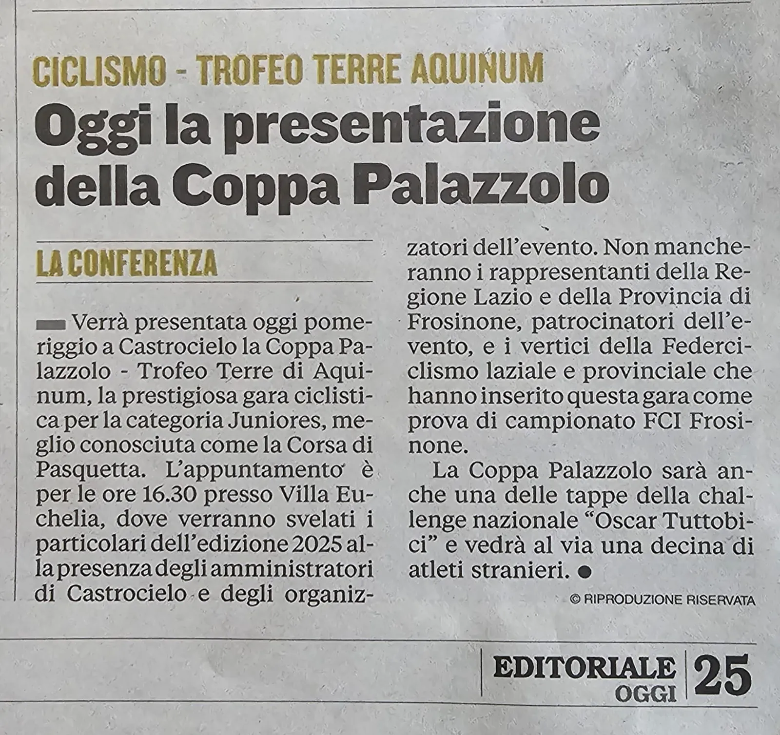 9_2025 17 APRILE CIOCIARIA OGGI