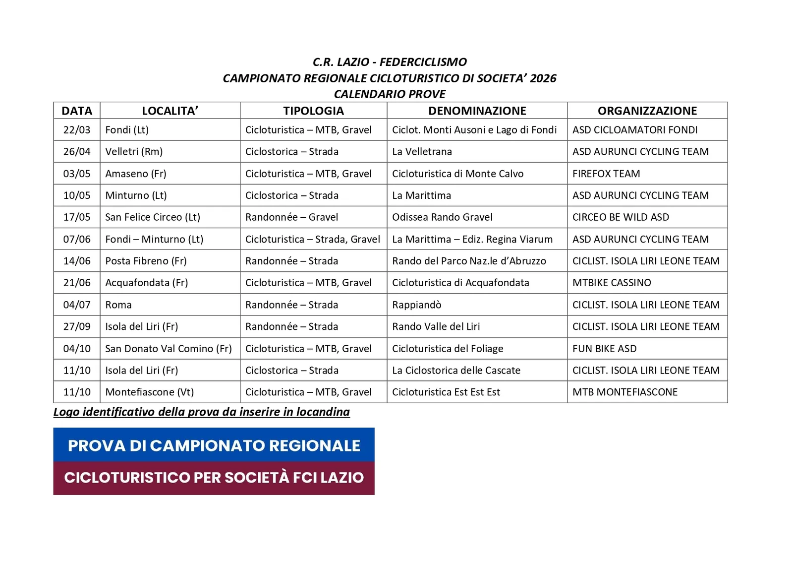 CALENDARIO CICLOTURISTICHE 2026_page-0001_new
