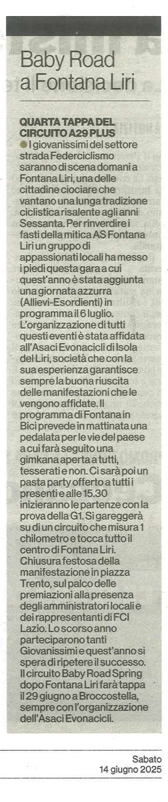 FONTANA IN BICI