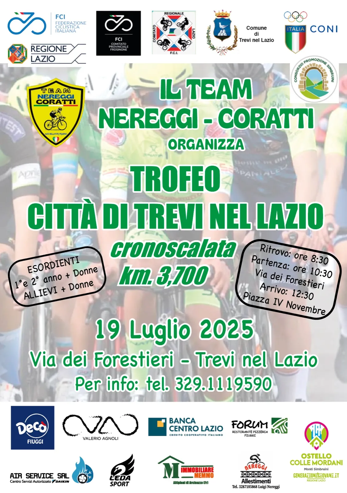 cronoscalata trevi nel lazio