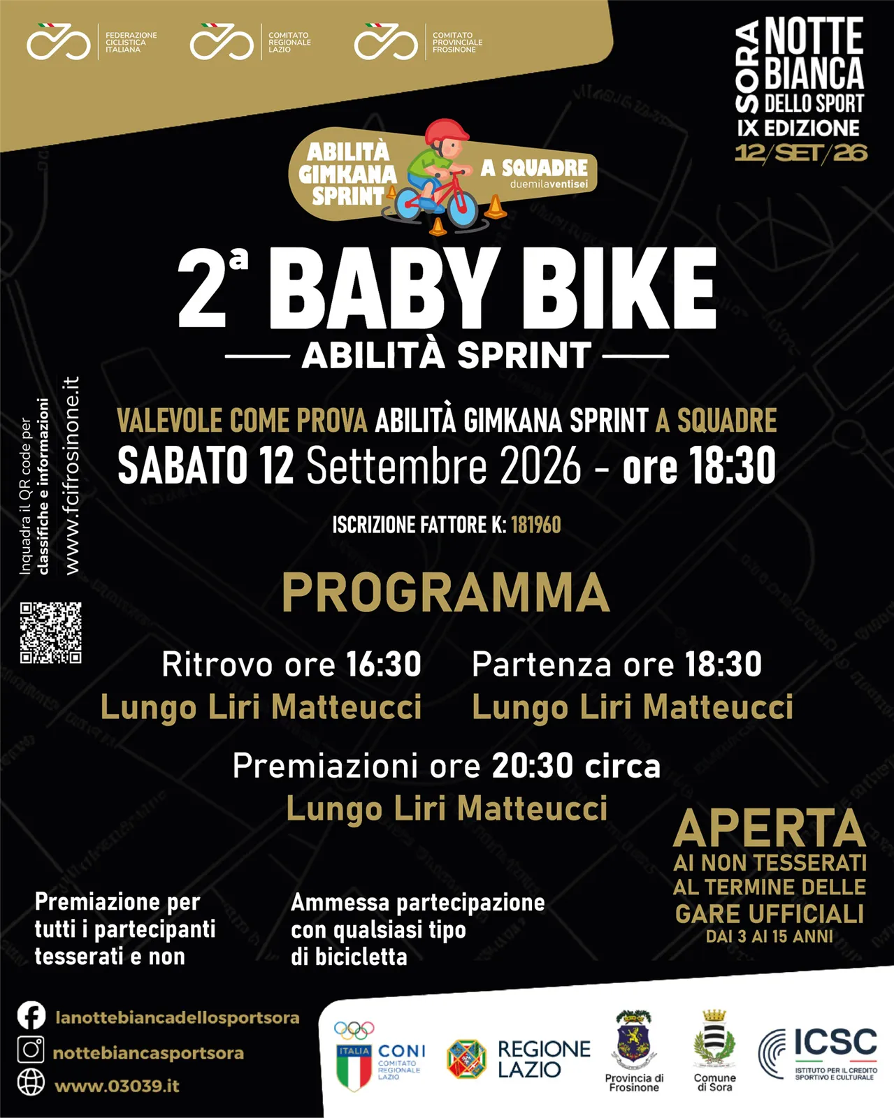 locandina notte sello sport sora