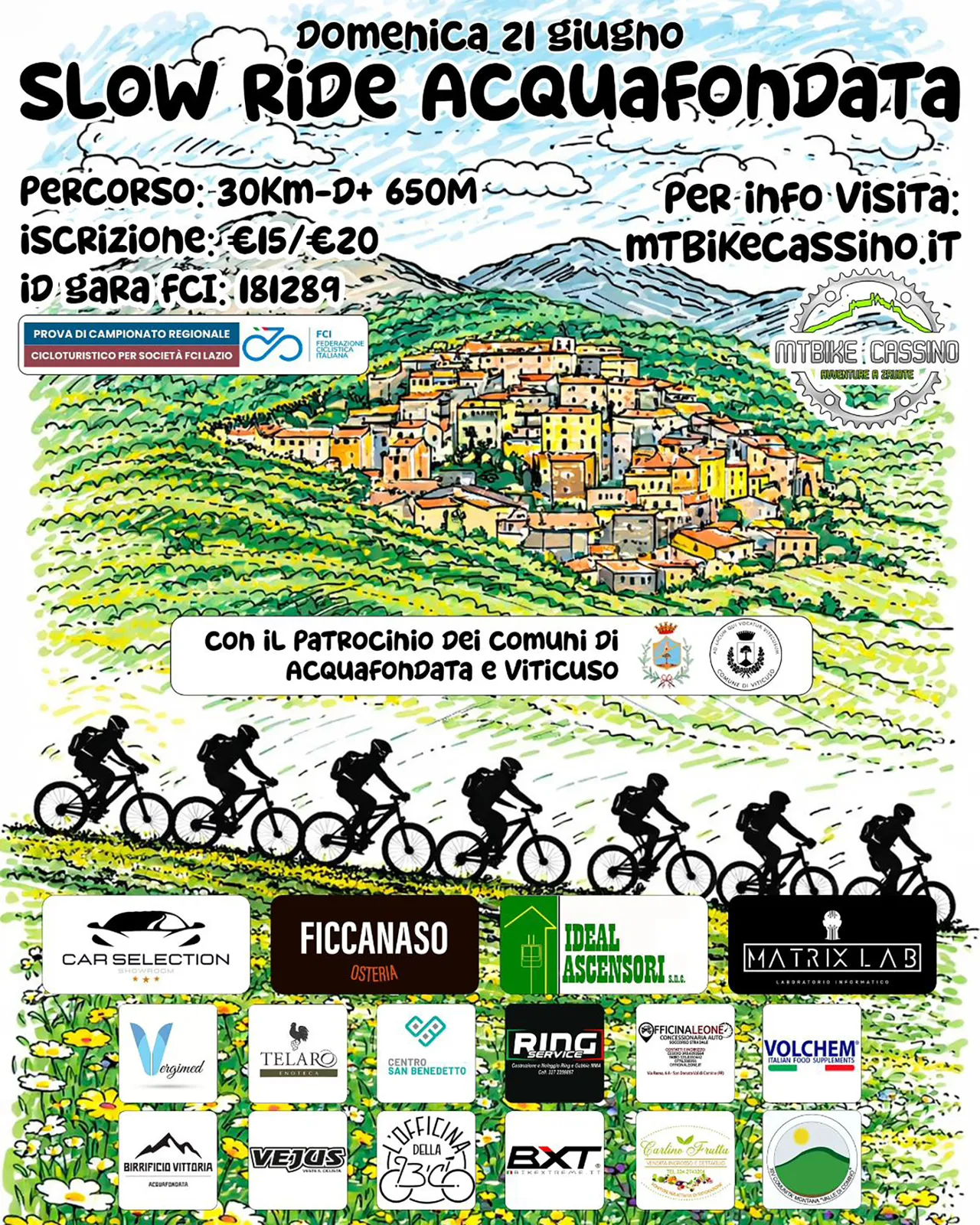 locandina slow ride acquafondata