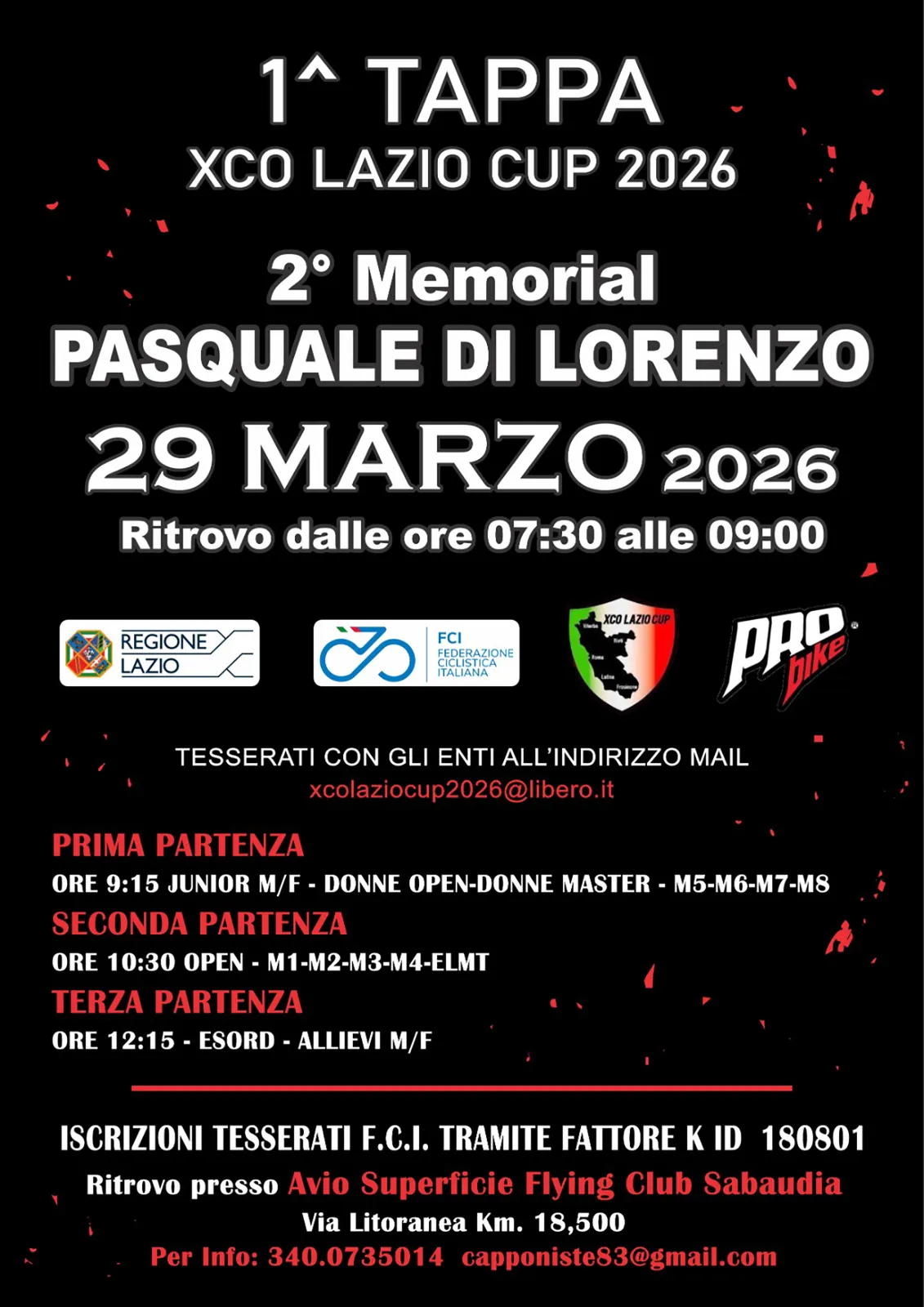 locandina xco sabaudia