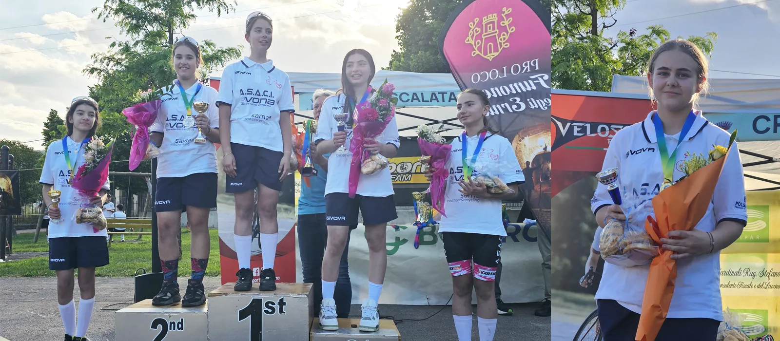 podio femminile fumone