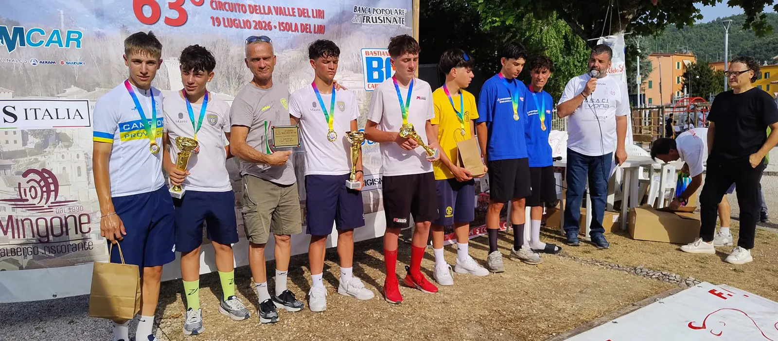 podio gara allievi isola del liri